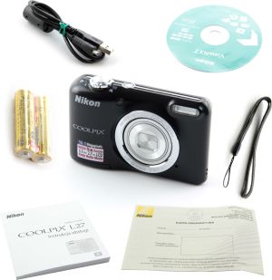 Aparat cyfrowy Nikon COOLPIX L27 CZARNY 5
