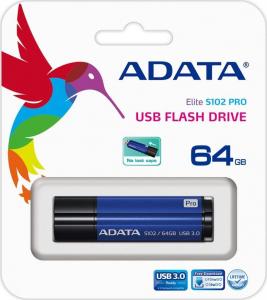 Pendrive ADATA S102 Pro, 64 GB  (AS102P64GRBL) 2