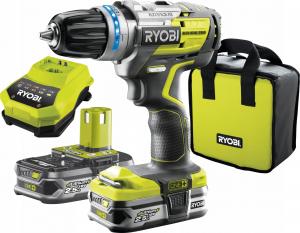 Wiertarko-wkrętarka Ryobi R18PDBL-225S 18 V 2 x akumulator 2.5 Ah 1