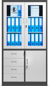 Jan Nowak Szafa WIOLA antracyt-biała 3