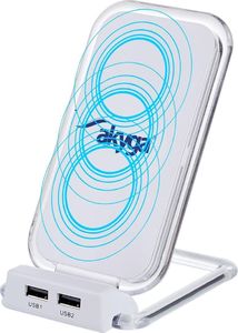 Ładowarka Akyga AK-QI-03 Indukcyjna 2x USB-A 1.5 A (AK-QI-03) 4
