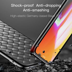 Baseus Baseus Weaving Impact silikoninis nugarėlės dangtelis telefonui Apple iPhone X, Raudonas 3