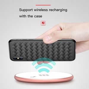 Baseus Baseus Weaving Impact silikoninis nugarėlės dangtelis telefonui Apple iPhone X, Raudonas 5