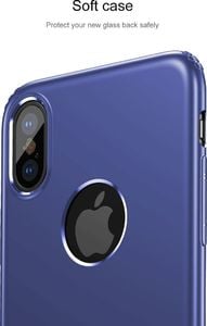 Baseus Baseus Soft Case Impact Silicone Case for Apple iPhone X Blue 11
