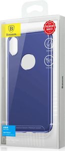 Baseus Baseus Soft Case Impact Silicone Case for Apple iPhone X Blue 3