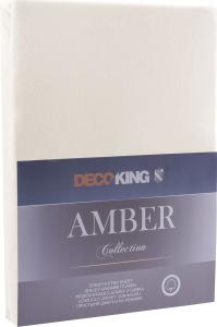 Decoking Prześcieradło Jersey Amber beżowe r. 120x200 cm 1
