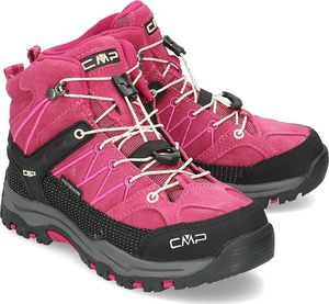 CMP dziecięce buty trekkingowe Rigel Mid WP geraneo-off white r. 33 1