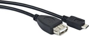 Kabel USB Gembird MICRO USB BM -> AF USB 2.0 OTG, 15cm (A-OTG-AFBM-001) 1
