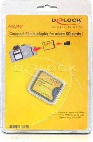 Delock MICRO SD (SD/SDHC/SDXC)->COMPACT FLASH 61795 2