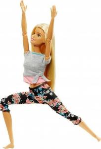 Lalka Barbie Mattel Made to Move -  Kwiecista gimnastyczka, blondynka (FTG80/FTG81) 1