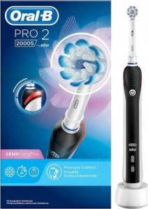 Szczoteczka Oral-B Szczoteczka rotacyjna Pro 2 2000S Sensi UltraThin Czarna 2