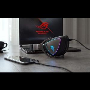 Słuchawki Asus Rog Delta Czarne (90YH00Z1-B2UA00) 9