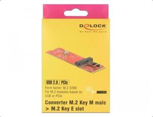Kontroler Delock M.2 M-key - M.2 E-key (63343) 6