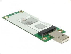Delock Konwerter USB 2.0 Typ-A > M.2 Key B z gniazdem SIM (63446) 1