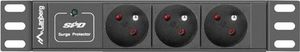 Lanberg Listwa zasilająca PDU 10" 1U 3x 230V PL 2m (PDU-03E-0200-BK) 2