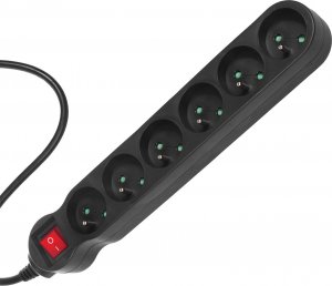 Listwa zasilająca Maclean Energy 6 gniazd 1.5 m czarna (MCE225) 3