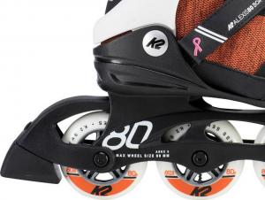 Rolki K2 Alexis 80 BOA rekreacyjne pomarańczowe r. 40.5 4