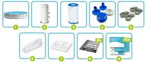 Intex Basen stelażowy Prism Frame 366cm 3w1 (26712) 3