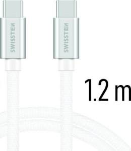 Kabel USB Swissten USB-C - USB-C 1.2 m Czarny (SW-QU-TYPC-3.1-BK) 12