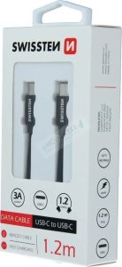 Kabel USB Swissten USB-C - USB-C 1.2 m Czarny (SW-QU-TYPC-3.1-BK) 13