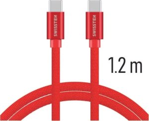 Kabel USB Swissten USB-C - USB-C 1.2 m Czarny (SW-QU-TYPC-3.1-BK) 6