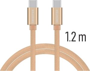 Kabel USB Swissten USB-C - USB-C 1.2 m Czarny (SW-QU-TYPC-3.1-BK) 10