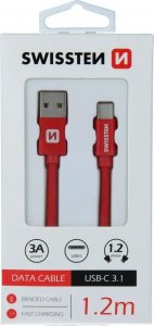 Kabel USB Swissten USB-A - USB-C 1.2 m Biały (SW-QU-TYPC-3.1-1.2m-SI) 15