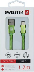 Kabel USB Swissten USB-A - USB-C 1.2 m Biały (SW-QU-TYPC-3.1-1.2m-SI) 17