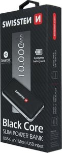 Powerbank Swissten Core Slim 10000 mAh Czarny  (SW-BCPWB-10000) 7