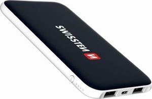Powerbank Swissten Atsarginis maitinimo šaltinis (Power Bank) Swissten Black Core Premium, 5000 mAh, 2 x USB, 2A, juodas 2
