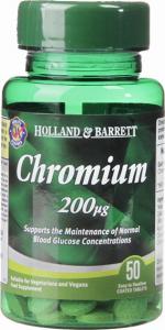 Holland & Barrett Chrom 200 ug 50 Tabletek 1