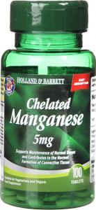 Holland & Barrett Mangan Chelat 5 mg 100 Tabletek (HB1350) 1
