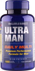 Holland & Barrett Ultra Man Multiwitamina dla Mężczyzn 100 Kapsułek 1