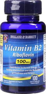 Holland & Barrett Witamina B2 100 mg 100 tabl. 1