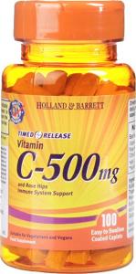 Holland & Barrett Witamina C 500 mg z Bioflawonoidami 100 kaps. 1