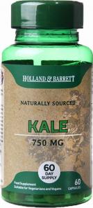 Holland & Barrett Jarmuż 750 mg 60 Kapsułek (HB11462 1