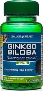 Holland & Barrett Ginkgo Biloba 30 mg 60 Tabletek 1