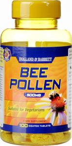 Holland & Barrett Pyłek Pszczeli 500 mg 100 tabl. 1