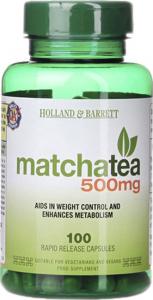 Holland & Barrett Matcha 500 mg 100 Kapsułek (HB42982) 1