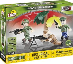 Cobi World War II Armia Sowieci 3 figurki z akcesoriami (2030) 1