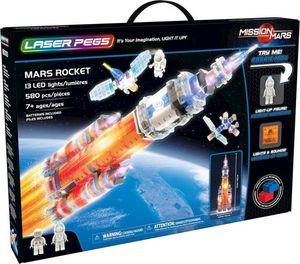Laser Pegs Klocki Mars Rocket (LASE0050) 1