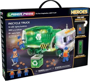 Laser Pegs Klocki Recycle Truck (LASE0060) 1