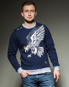 Surge Polonia Bluza męska Futurystyczny Orzeł granatowa r. XL 1