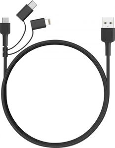 Kabel USB Aukey USB-A - 1.2 m Czarny (CB-BAL5) 1