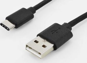 Kabel USB Ednet Kabel połączeniowy USB 2.0 HighSpeed Typ USB C/USB A M/M czarny 3m-84313 1