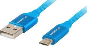 Kabel USB Lanberg USB-A - 3 m Niebieski (CA-USBM-20CU-0030-BL) 1