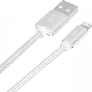 Kabel USB TB Print USB-A - Lightning 1.5 m Srebrny (AKTBXKUAMFIW15S) 2