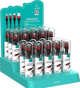 Kabel USB Usams USB-A - USB-C 1.2 m Czarny (SJ221TC02) 6