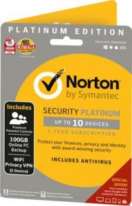 Norton Clipper Security Platinum 10 urządzeń 1 rok 1