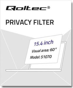 Filtr Qoltec Filtr prywatyzujący RODO do MacBook Pro Retina (2012-2015) | 15,4'' 1